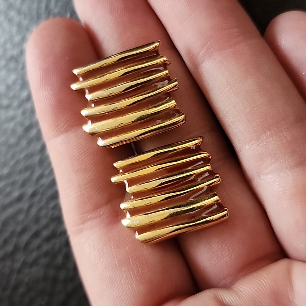 Vtg Bergere Earrings View 2